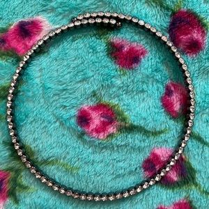 Joan Boyce "One Shine Fits All" Crystal Coil Collar Necklace